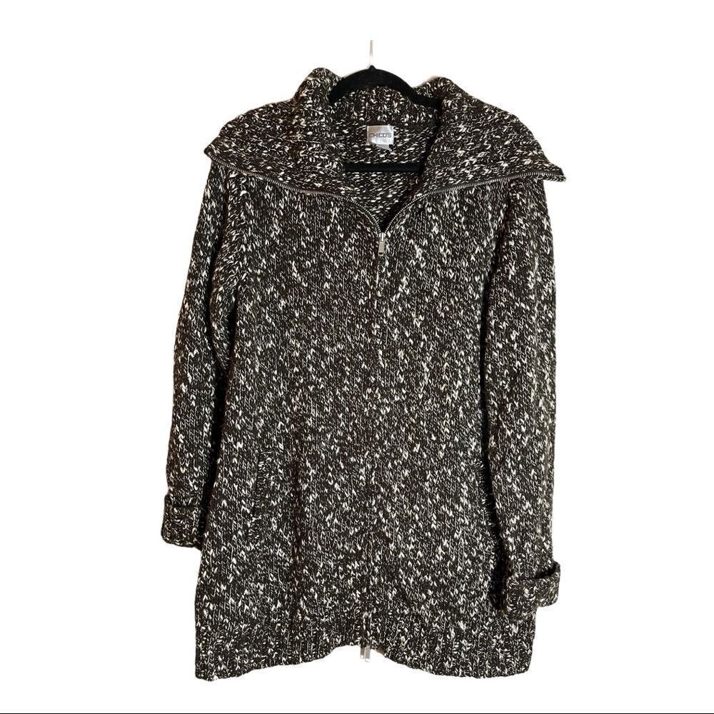 Chico’s Zip Cardigan Sweater